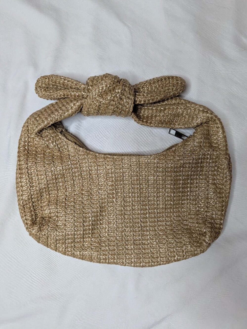 Women’s Knotted Straw Purse – Unbranded